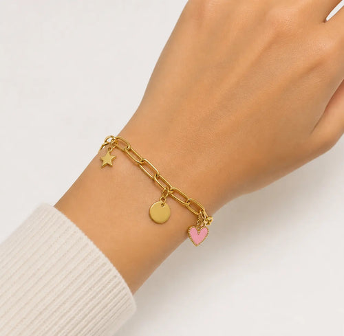 bracelet avec breloque /Solaire maison candice